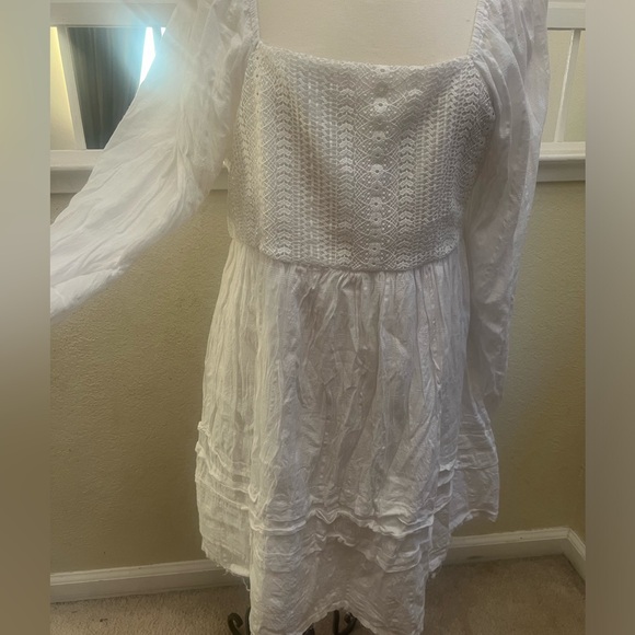 Pink Lily Take Your Time Cream Mini Dress - Picture 4 of 7